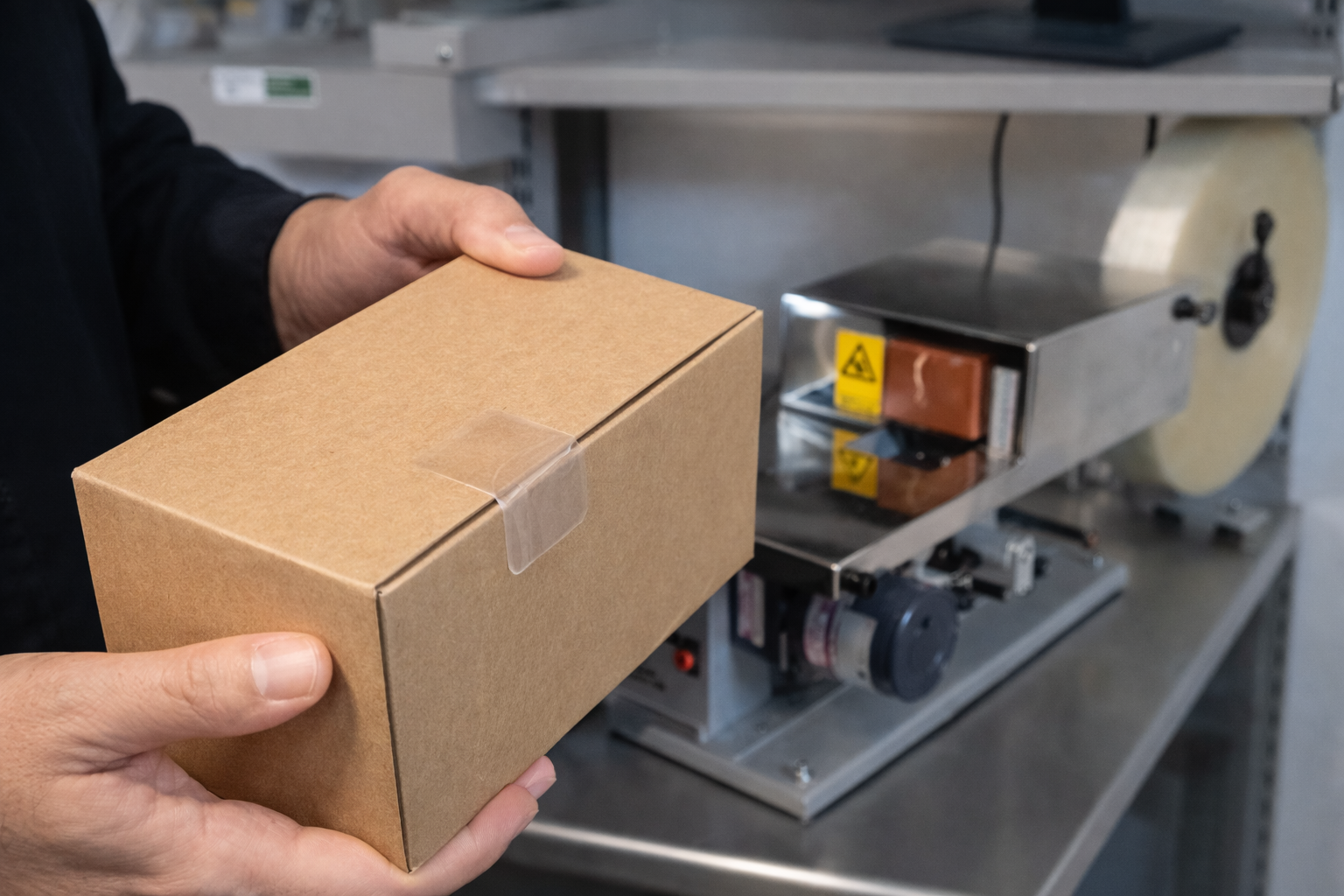 Hand-Applying Tamper-Evident Labels to Boxes? A Smarter, More Consistent Alternative