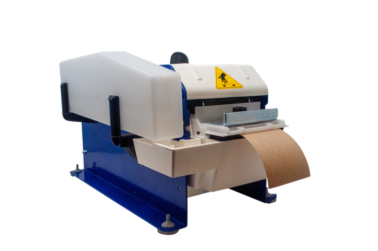 Tach-It Tape dispenser dispensing water activated tape