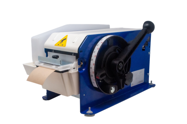 Mechanical kraft tape dispenser