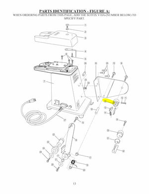 #3568 V10A-10 - SPOOL SHAFT FOR 3567