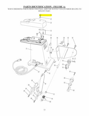 #3568 V10A-1 - TOP COVER FIXING SCREW M5 X 10