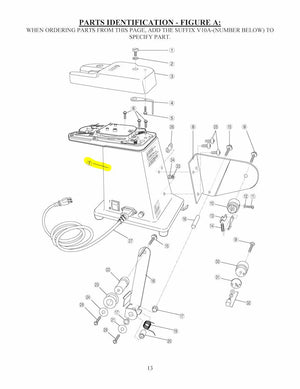 #3568 V10A-7H - MOTOR BOX H type (BLACK)