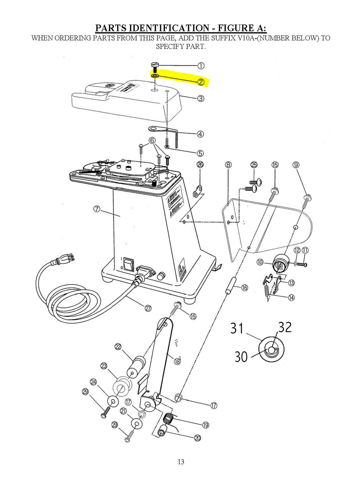#3567 V10A-2 -SPLIT WASHER M5