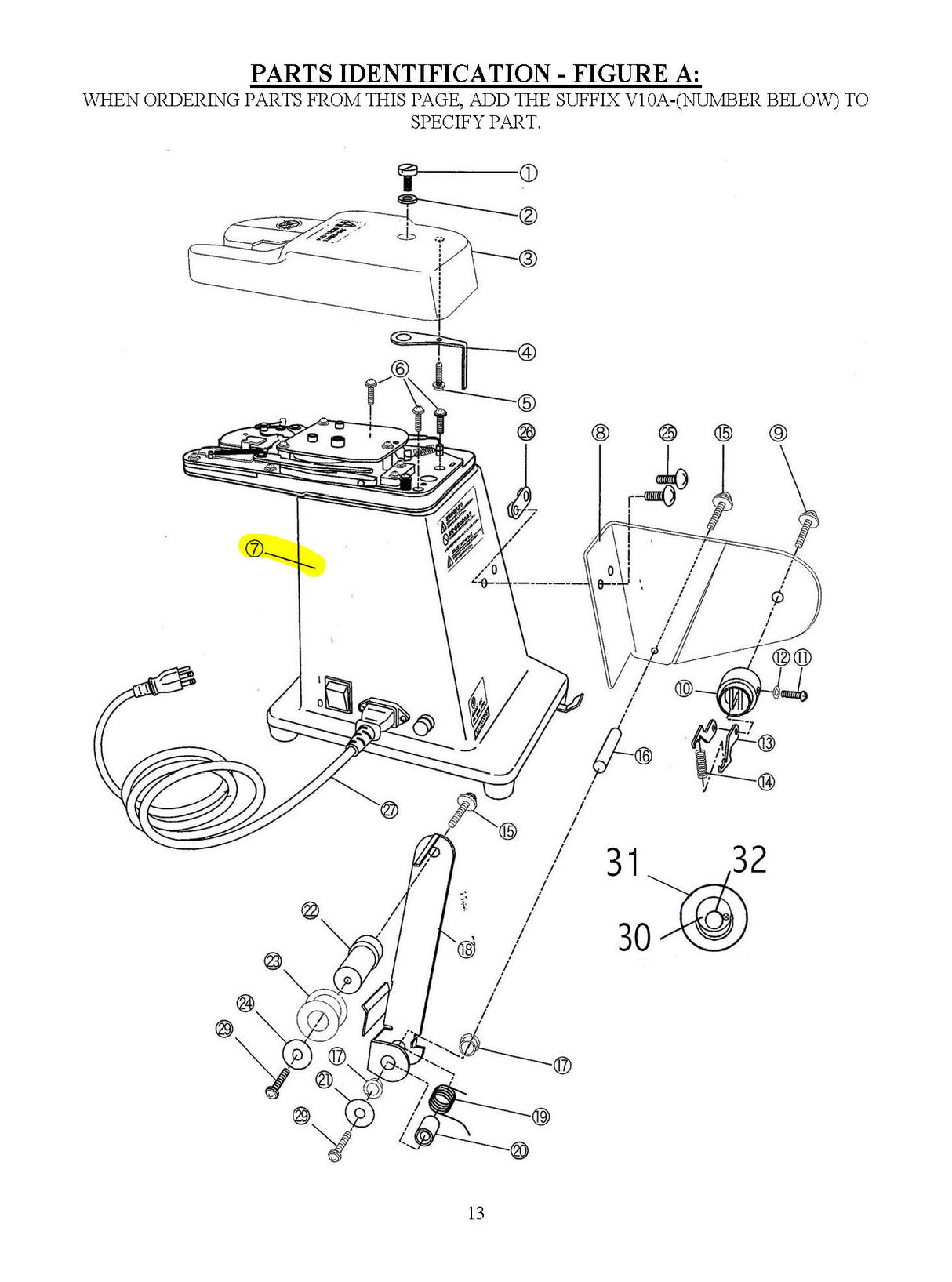 #3567 V10A-7 - MOTOR BOX
