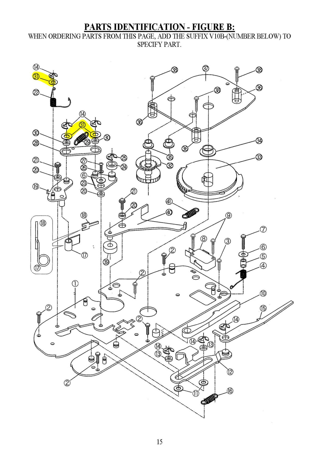 #3567 V10B-31 - FLAT WASHER