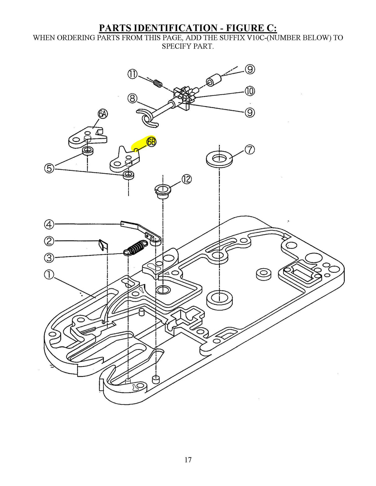 #3567 V10C-6B - NEEDLE RIGHT