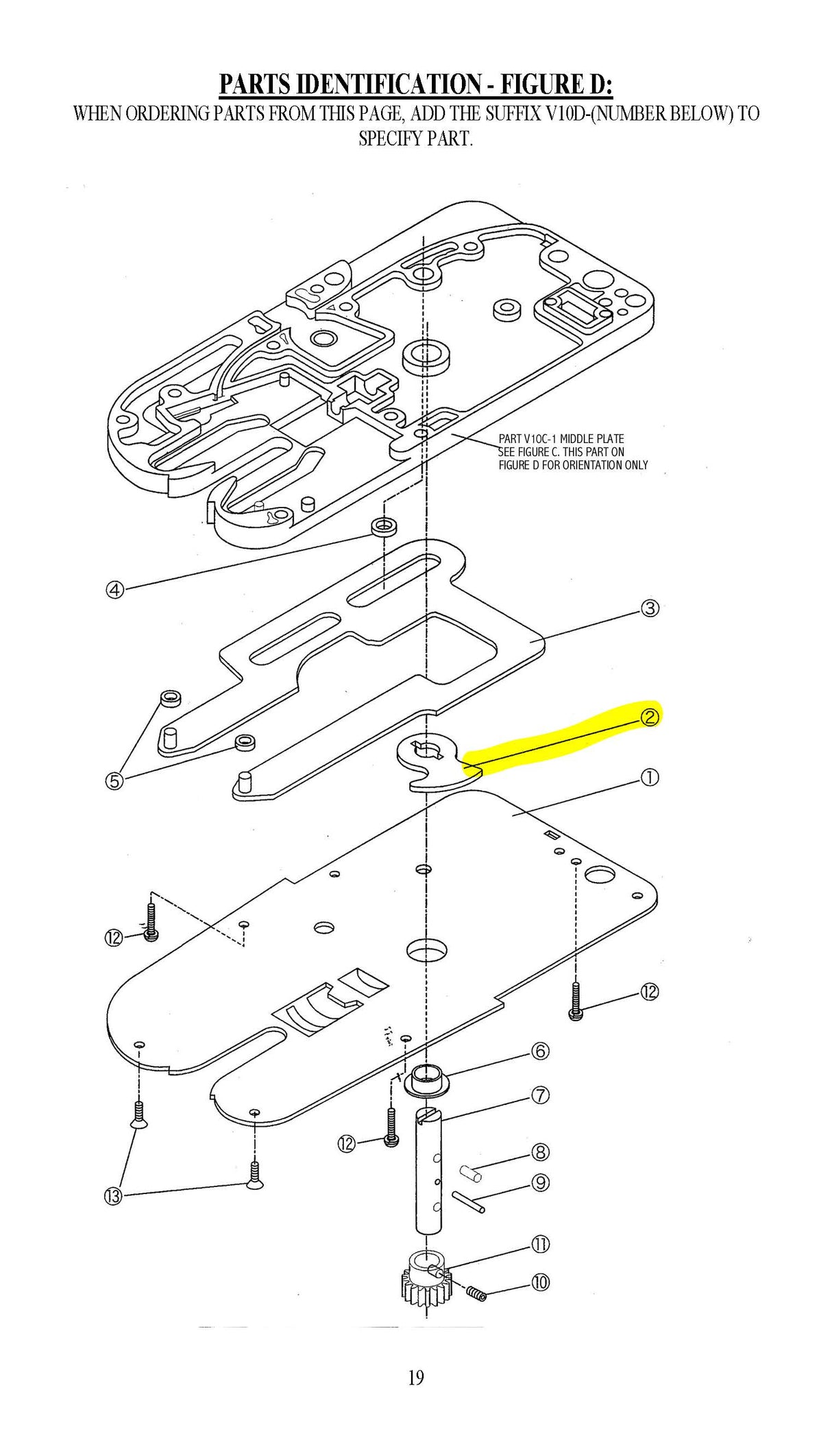 #3567 V10D-2 - NEEDLE CAM