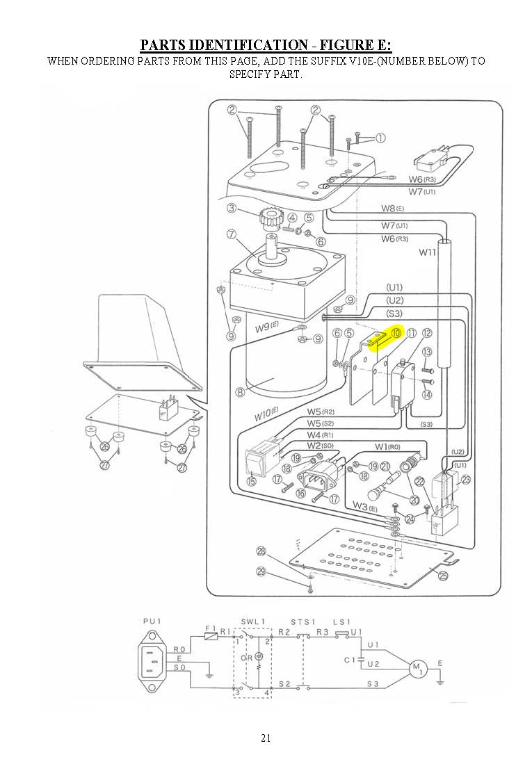 #3567 V10E-10 - SAFETY SWITCH BRACKET